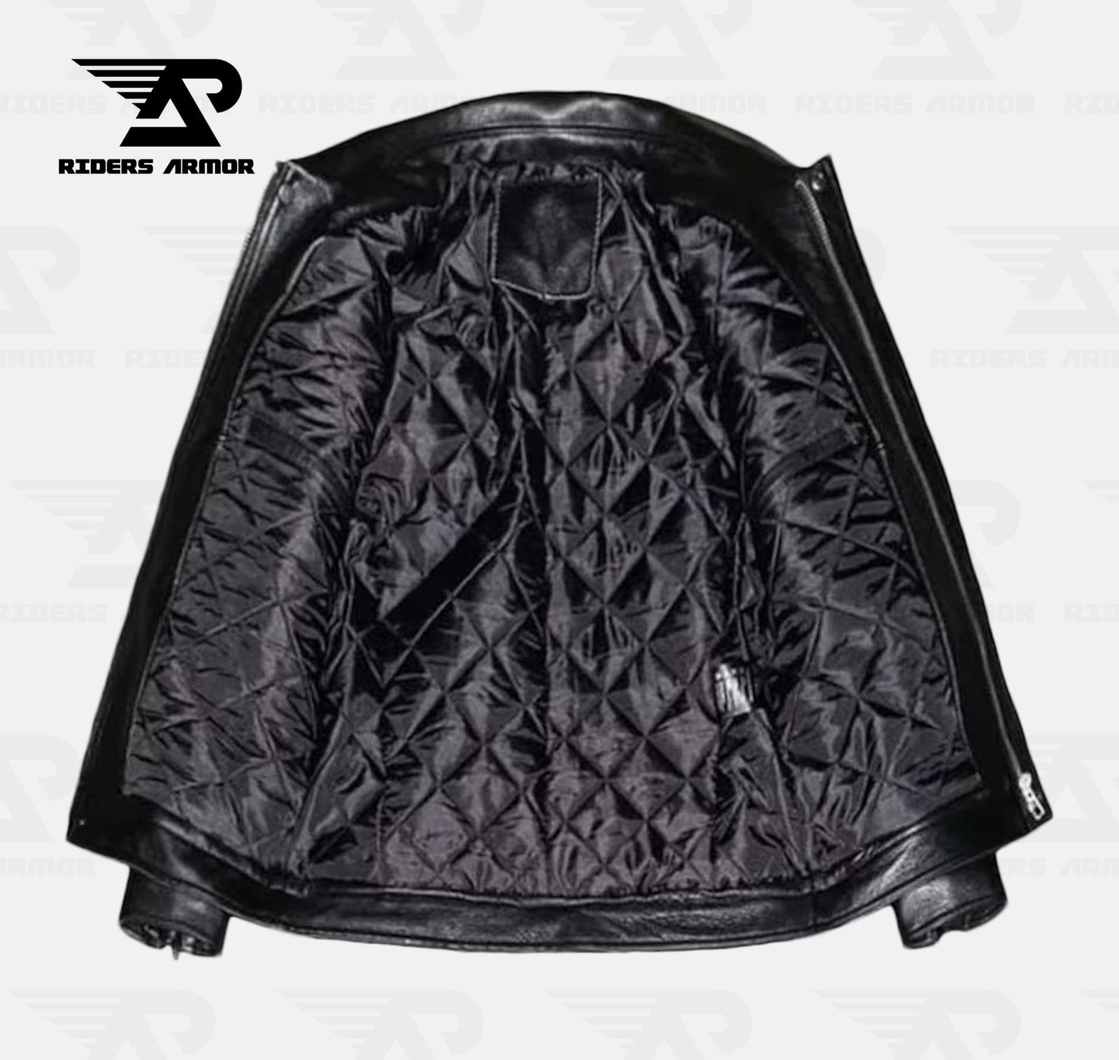 RiderX Authentic Motorcycle Leather Jacket - Image 3