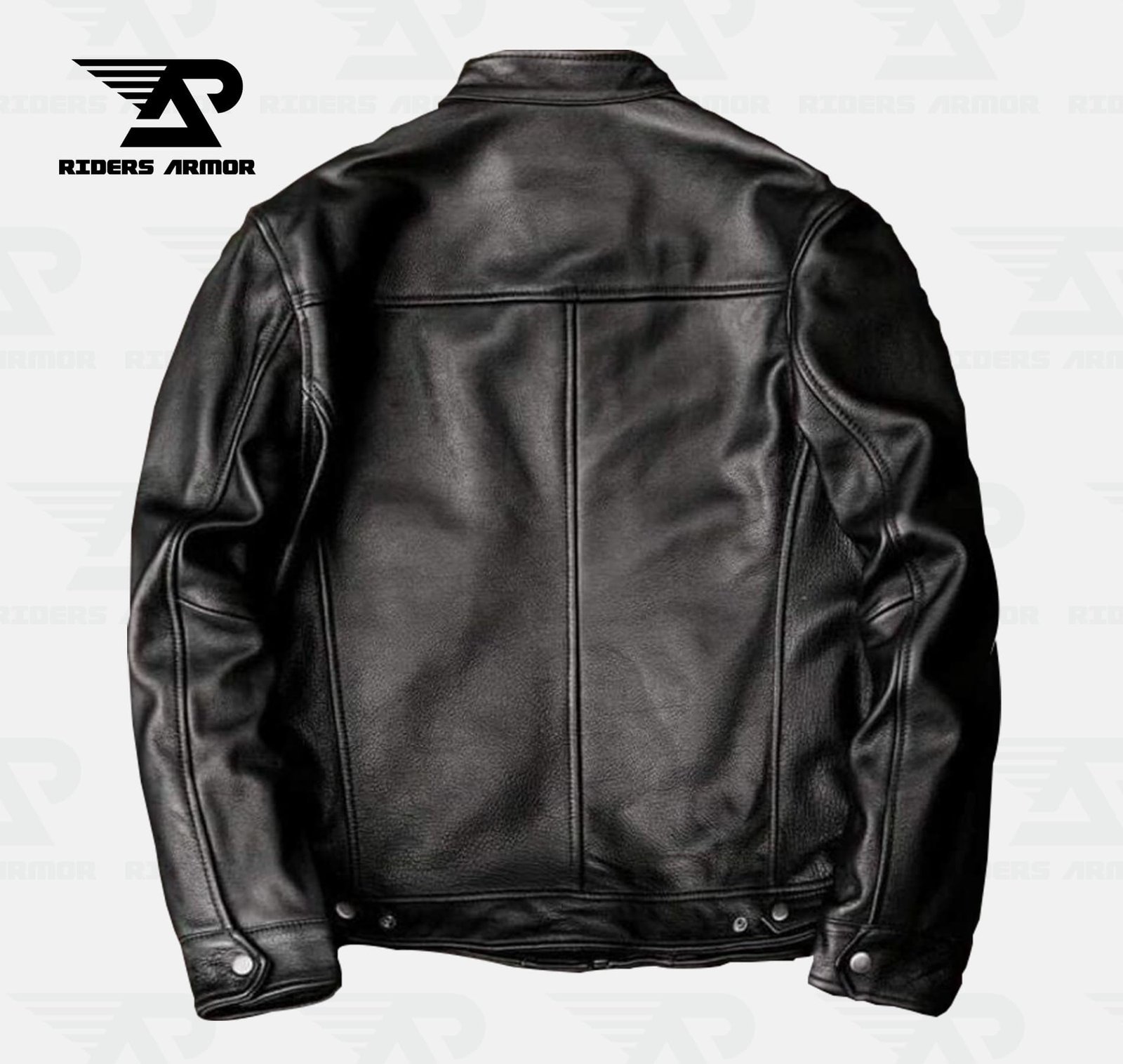 RiderX Authentic Motorcycle Leather Jacket - Image 2