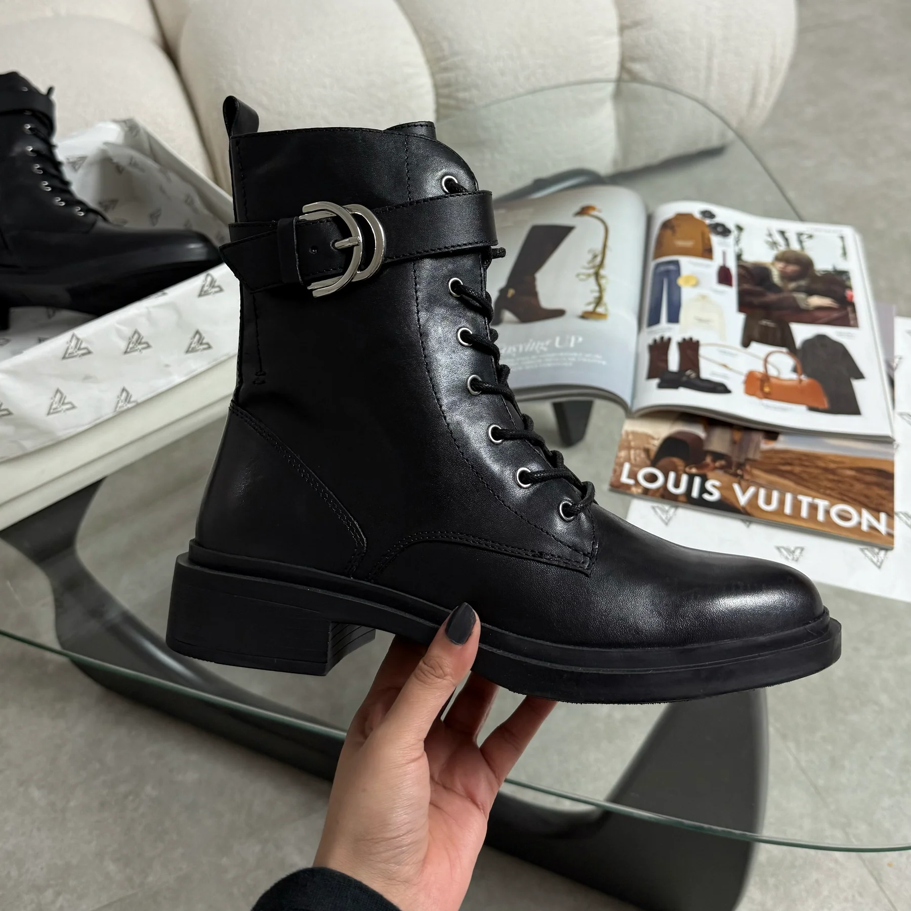 Riders Armor LuxeBuck Lace-Up Boots - Image 2