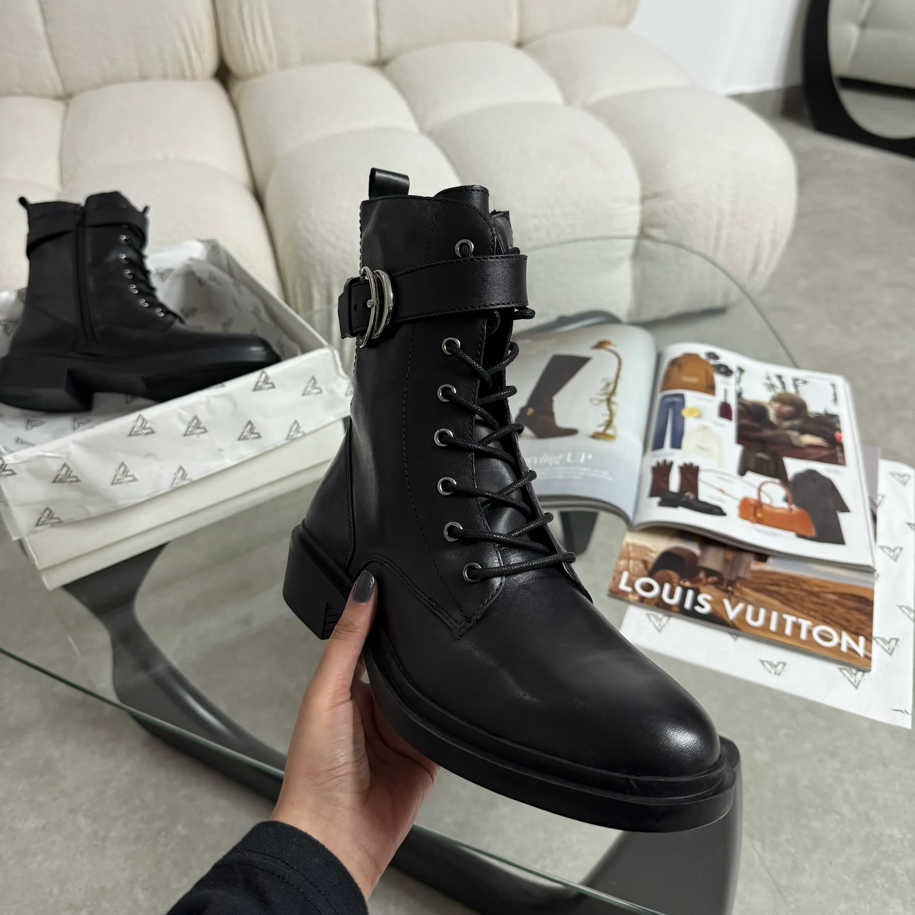 Riders Armor LuxeBuck Lace-Up Boots - Image 5