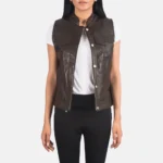 Riders Armor RayneTrail Brown Leather Vest Women’s Edition