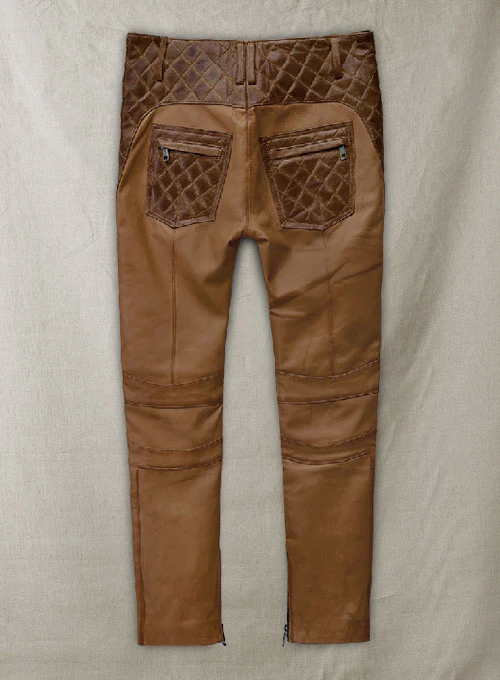 Riders Armor Desert Drift Women’s Burnt Tan Leather Pants - Image 2